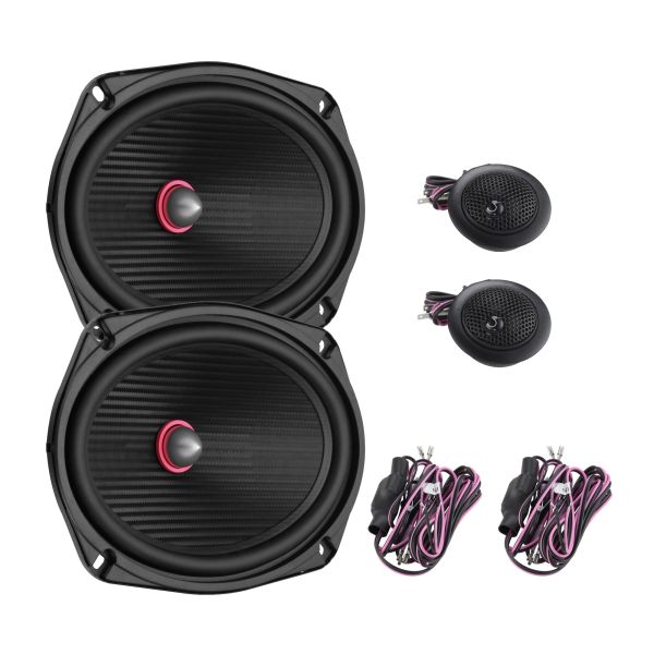Bassface INDY CX69  - głośniki odseparowane, rozmiar midbasu 6x9cala, moc RMS 2x80W